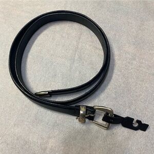 Vintage Onyx by Brighton Men’s Belt Size 46 Black Leather Masculine Western